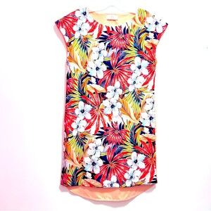 BAYO Sleeveless Summer Floral Dress Hawaiian Style